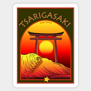 TSARIGASAKI SURFING JAPAN Sticker